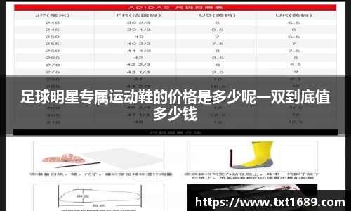 足球明星专属运动鞋的价格是多少呢一双到底值多少钱